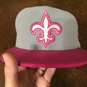 Saints Breast Cancer Awareness Hat 
